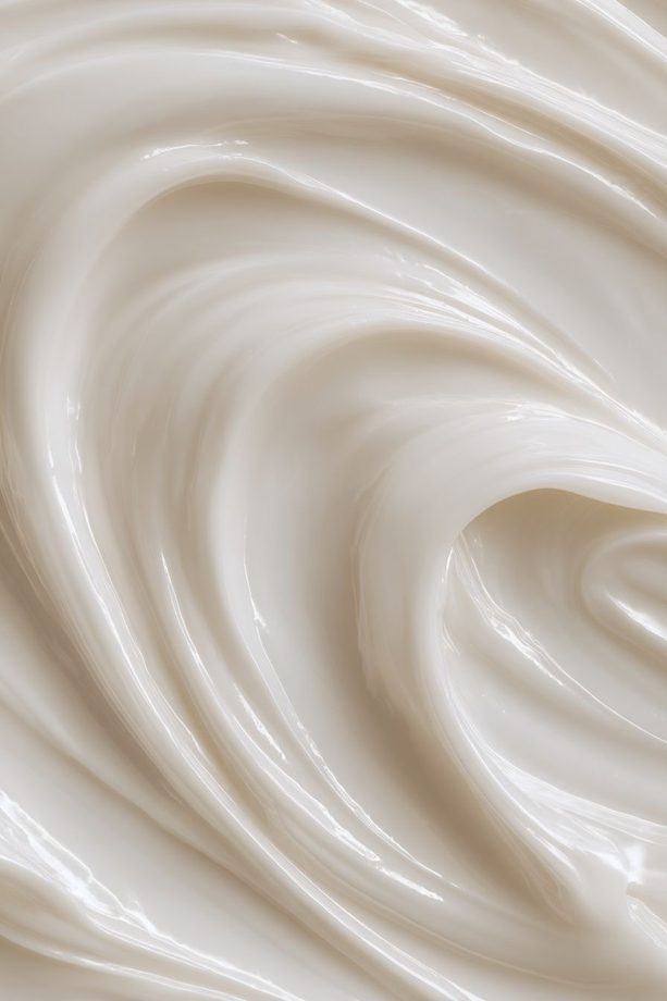 Creamy ivory swirl texture